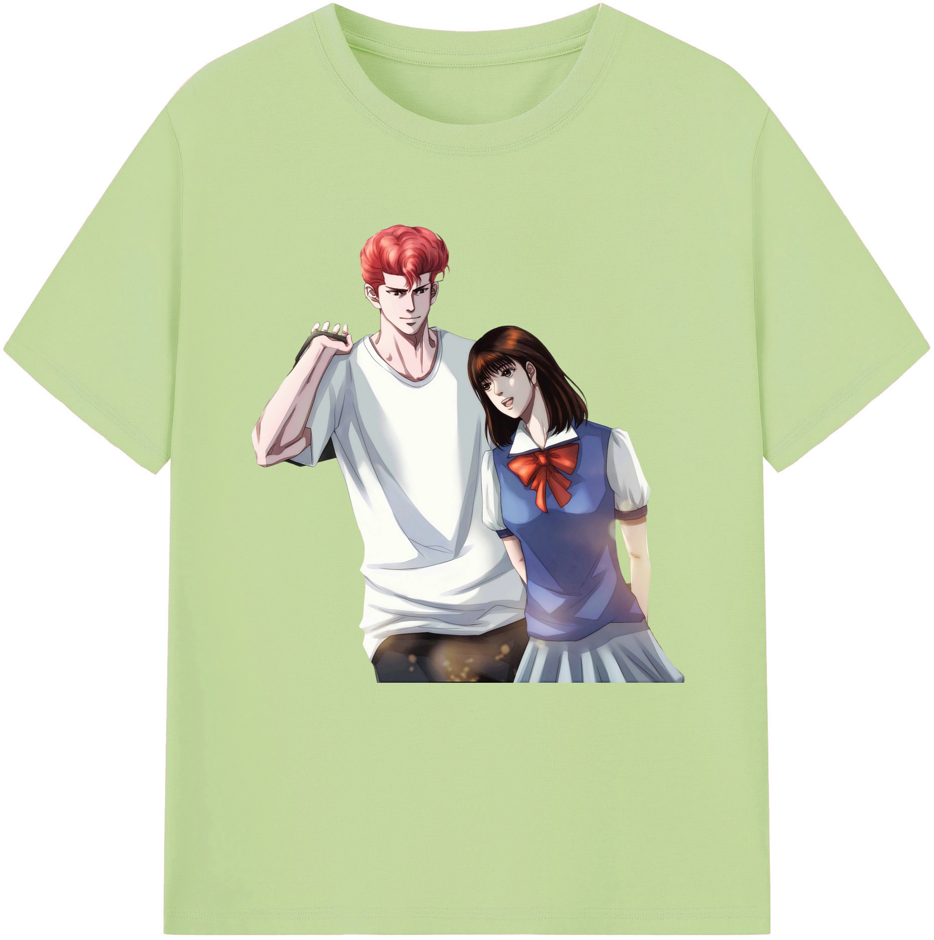 SLAM DUNK／スラムダンク 綿100％半袖Tシャツ（フロントプリント）
